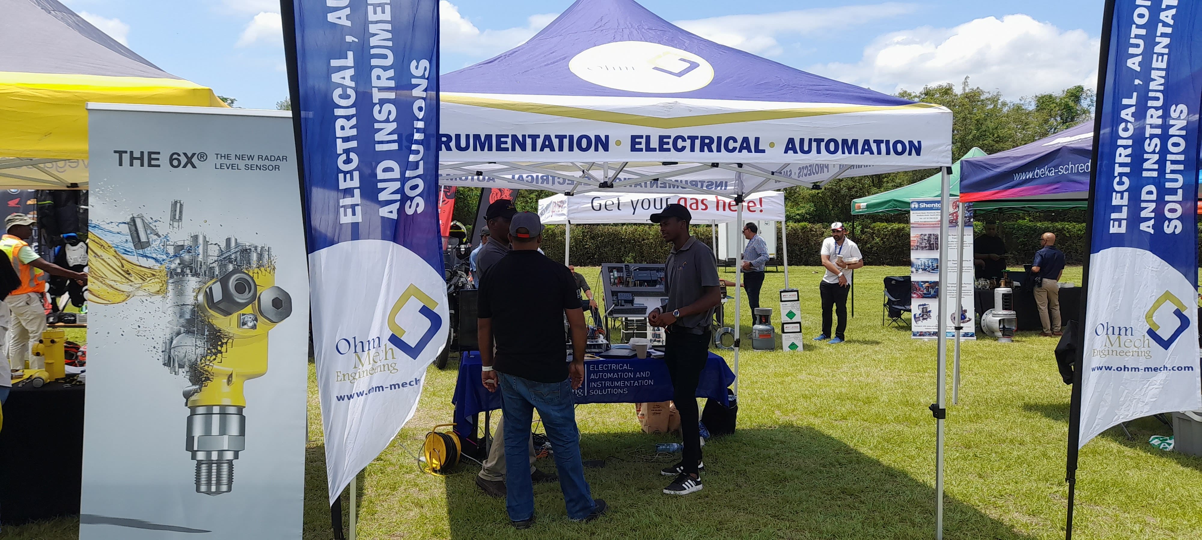 Ohm-Mech Engineering participating in an engineering and STEM event